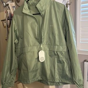 Bala Light Green Windbreaker Jackets